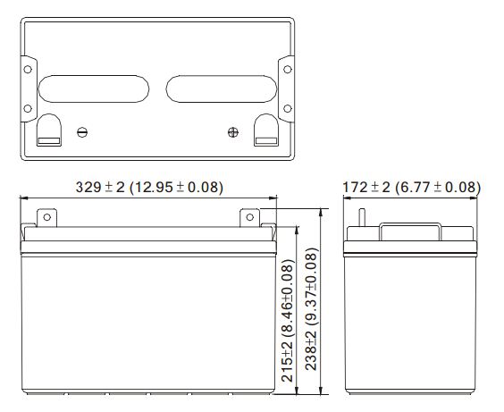 bb battery bps100 12 razmer