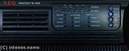 Вид спереди на  AEG Protect B.1500