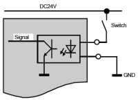 sinking input example